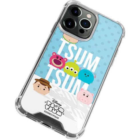 Disney Tsum Tsum Toy Story charcaters iPhone 15 Pro Clear Case