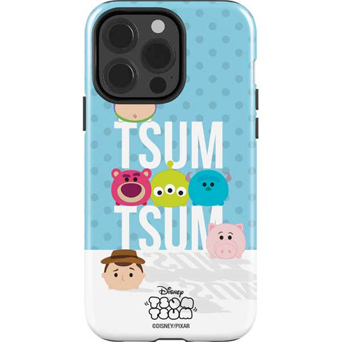 Disney Tsum Tsum Toy Story charcaters iPhone 14 Pro Impact Case