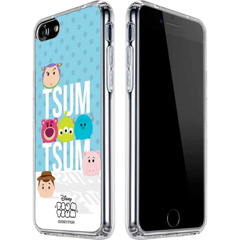 Disney Tsum Tsum Toy Story charcaters iPhone SE (2nd & 3rd Gen) Clear Case