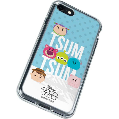 Disney Tsum Tsum Toy Story charcaters iPhone SE (2nd & 3rd Gen) Clear Case