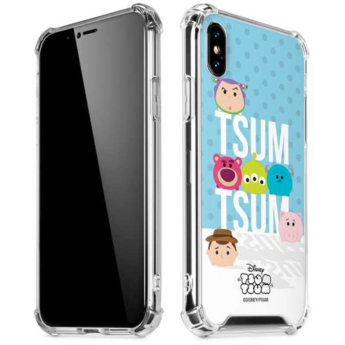 Disney Tsum Tsum Toy Story charcaters iPhone XS Max Clear Case