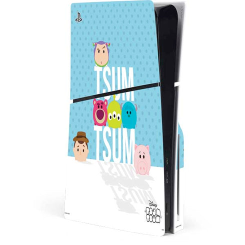 Disney Tsum Tsum Toy Story charcaters PS5 Slim Disk Console Skin