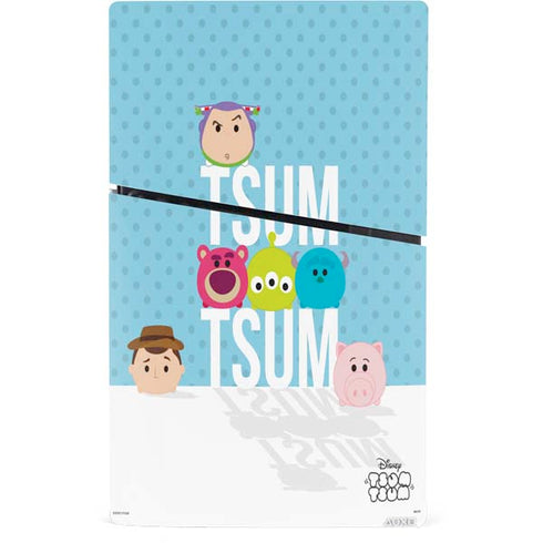 Disney Tsum Tsum Toy Story charcaters PS5 Slim Digital Edition Bundle Skin