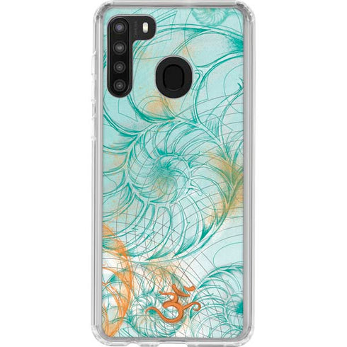 Tranquility Galaxy A21 Clear Case
