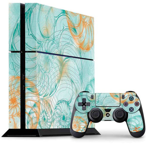 Tranquility PS4 Console and Controller Bundle Skin