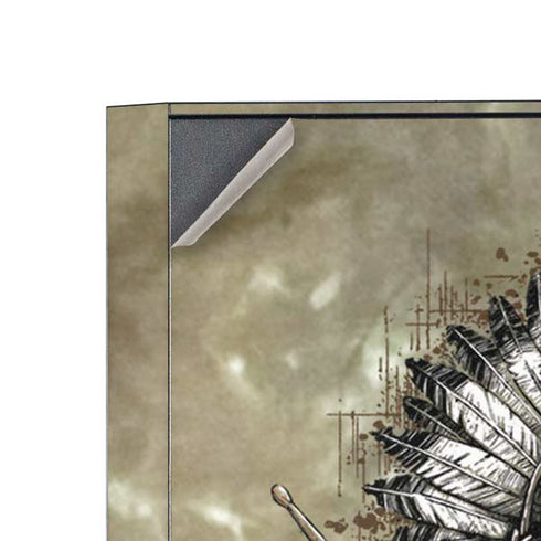 Liquid Blue Tribal Beats Corsair 4000D Tempered Glass Mid-Tower ATX Case Skin