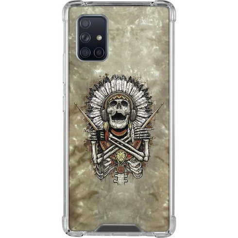 Liquid Blue Tribal Beats Galaxy A71 5G Clear Case