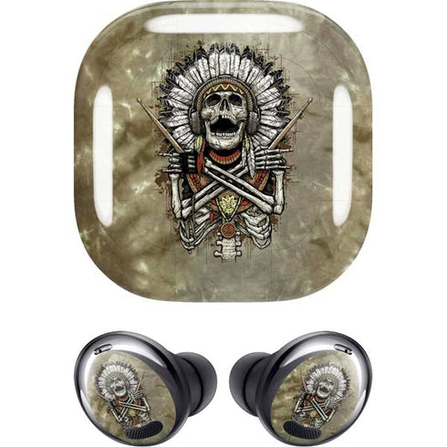 Liquid Blue Tribal Beats Galaxy Buds Pro Skin