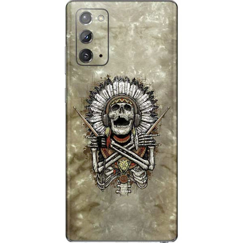 Liquid Blue Tribal Beats Galaxy Note20 5G Skin