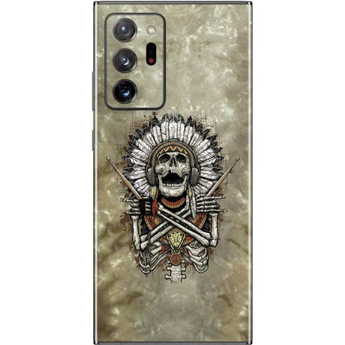 Liquid Blue Tribal Beats Galaxy Note20 Ultra 5G Skin