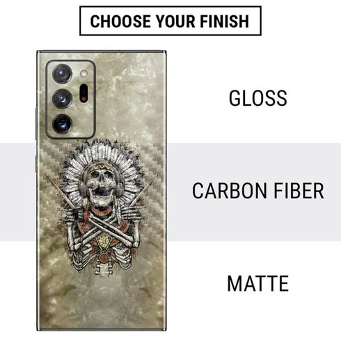 Liquid Blue Tribal Beats Galaxy Note20 Ultra 5G Skin