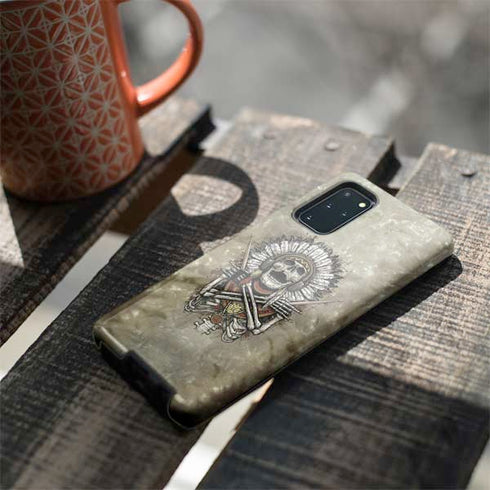 Liquid Blue Tribal Beats Galaxy S20 Plus Pro Case