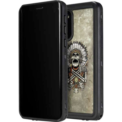 Liquid Blue Tribal Beats Galaxy S20 Plus Waterproof Case