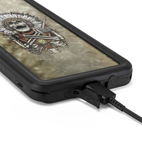 Liquid Blue Tribal Beats Galaxy S20 Plus Waterproof Case