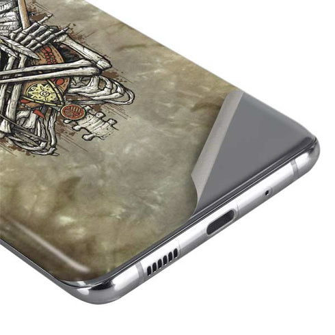 Liquid Blue Tribal Beats Galaxy S20 Skin