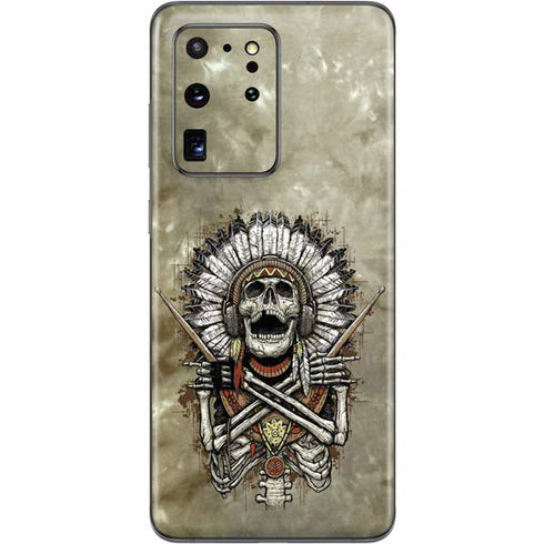 Liquid Blue Tribal Beats Galaxy S20 Ultra 5G Skin