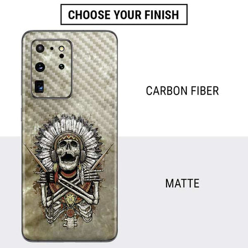 Liquid Blue Tribal Beats Galaxy S20 Ultra 5G Skin