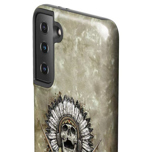 Liquid Blue Tribal Beats Galaxy S21 FE Pro Case