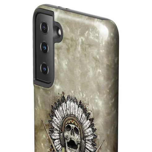 Liquid Blue Tribal Beats Galaxy S21 Plus 5G Pro Case