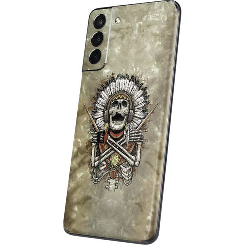 Liquid Blue Tribal Beats Galaxy S21 Plus 5G Skin