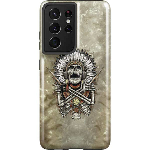 Liquid Blue Tribal Beats Galaxy S21 Ultra 5G Pro Case
