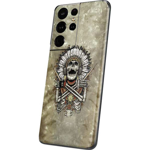 Liquid Blue Tribal Beats Galaxy S21 Ultra 5G Skin