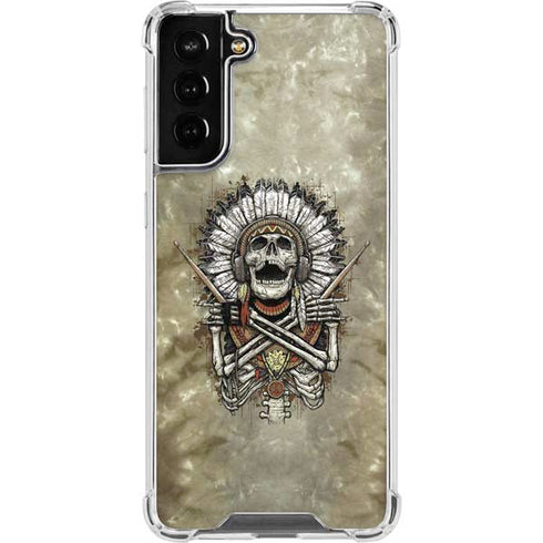 Liquid Blue Tribal Beats Galaxy S22 Plus Clear Case