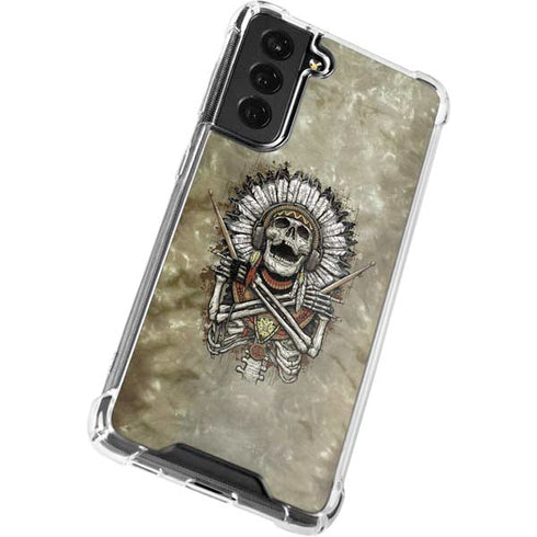 Liquid Blue Tribal Beats Galaxy S22 Plus Clear Case