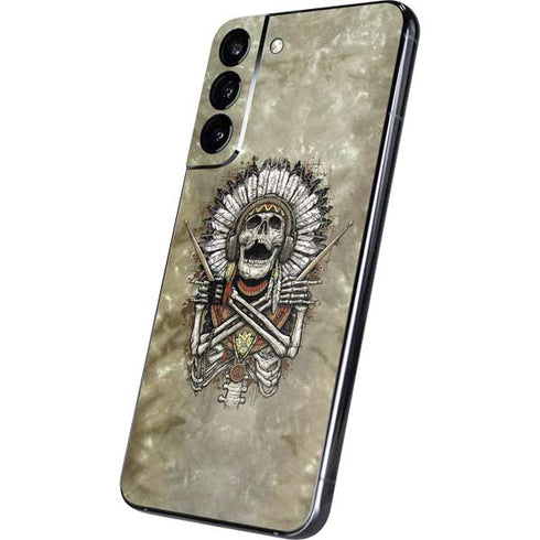 Liquid Blue Tribal Beats Galaxy S22 Plus Skin
