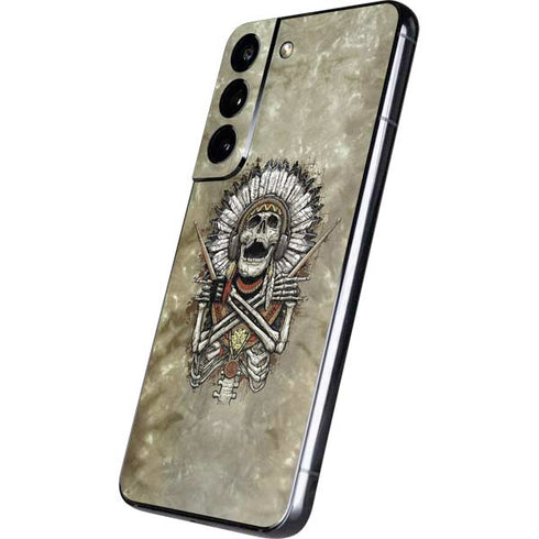 Liquid Blue Tribal Beats Galaxy S22 Skin