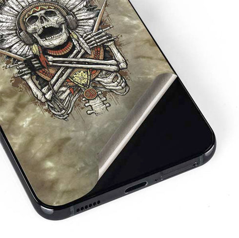 Liquid Blue Tribal Beats Galaxy S22 Skin