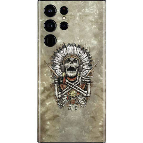 Liquid Blue Tribal Beats Galaxy S22 Ultra Skin