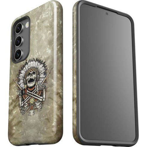 Liquid Blue Tribal Beats Galaxy S23 Plus Pro Case