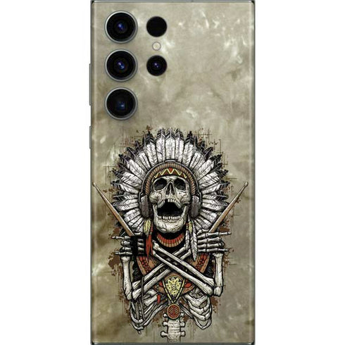 Liquid Blue Tribal Beats Galaxy S23 Ultra Skin