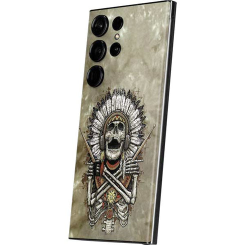 Liquid Blue Tribal Beats Galaxy S23 Ultra Skin