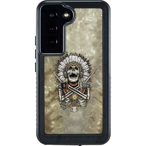 Liquid Blue Tribal Beats Galaxy S23 Waterproof Case