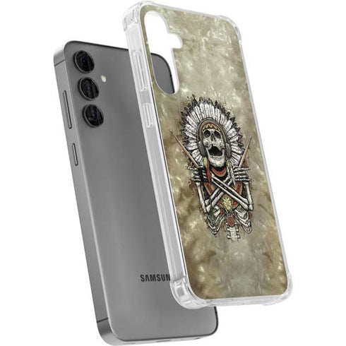 Liquid Blue Tribal Beats Galaxy S24 Plus Clear Case