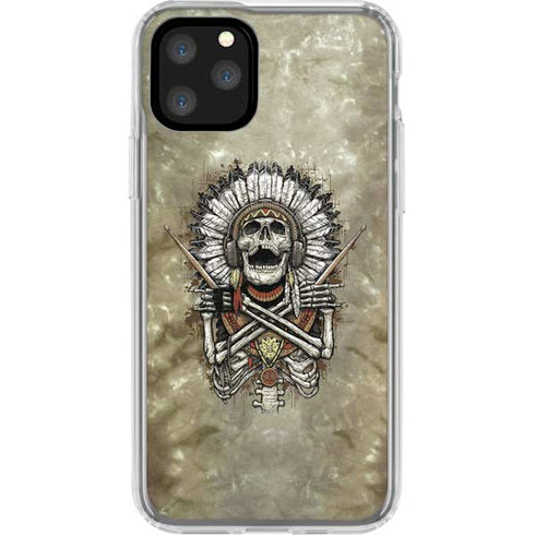 Liquid Blue Tribal Beats iPhone 11 Pro Clear Case