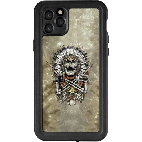 Liquid Blue Tribal Beats iPhone 11 Pro Max Waterproof Case
