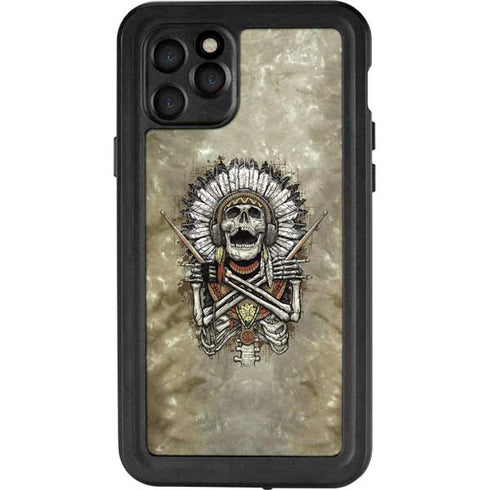 Liquid Blue Tribal Beats iPhone 11 Pro Waterproof Case