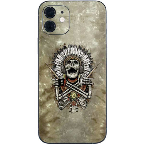 Liquid Blue Tribal Beats iPhone 12 Mini Skin