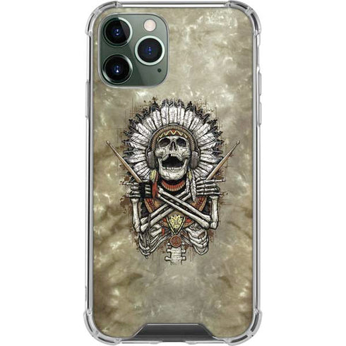 Liquid Blue Tribal Beats iPhone 12 Pro Clear Case