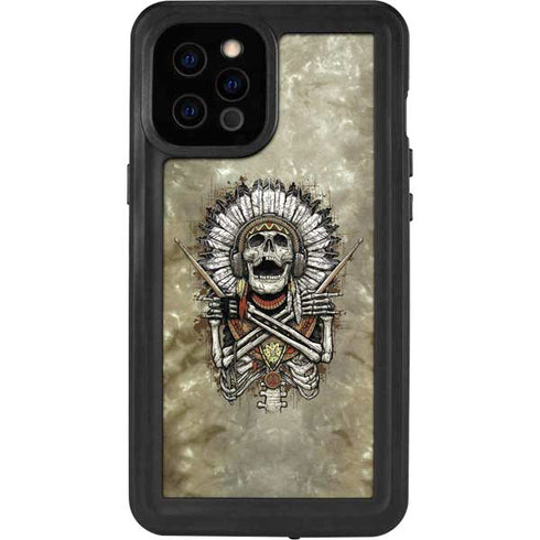 Liquid Blue Tribal Beats iPhone 12 Pro Max Waterproof Case