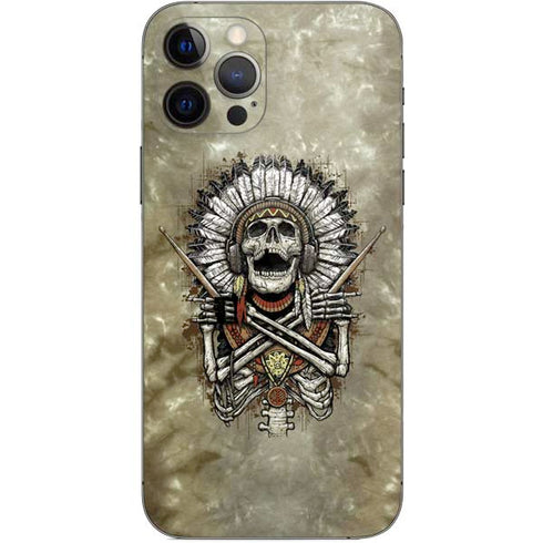 Liquid Blue Tribal Beats iPhone 12 Pro Skin