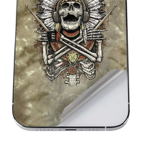 Liquid Blue Tribal Beats iPhone 12 Pro Skin