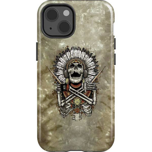 Liquid Blue Tribal Beats iPhone 13 Impact Case