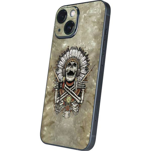 Liquid Blue Tribal Beats iPhone 13 Mini Skin