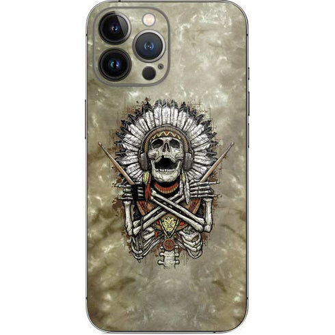 Liquid Blue Tribal Beats iPhone 13 Pro Max Skin