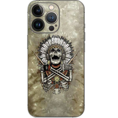 Liquid Blue Tribal Beats iPhone 13 Pro Skin
