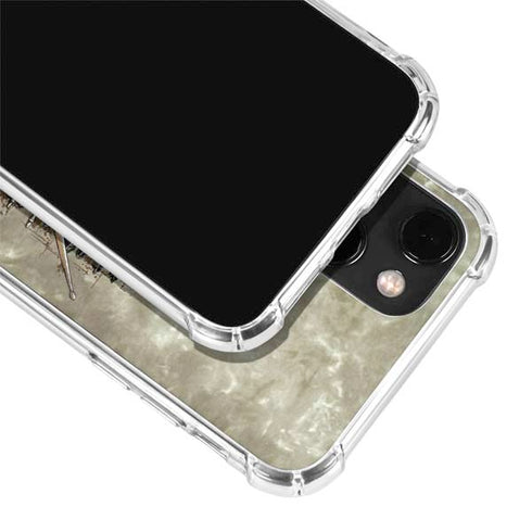 Liquid Blue Tribal Beats iPhone 14 Plus Clear Case